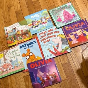 8 children’s books lot bundle